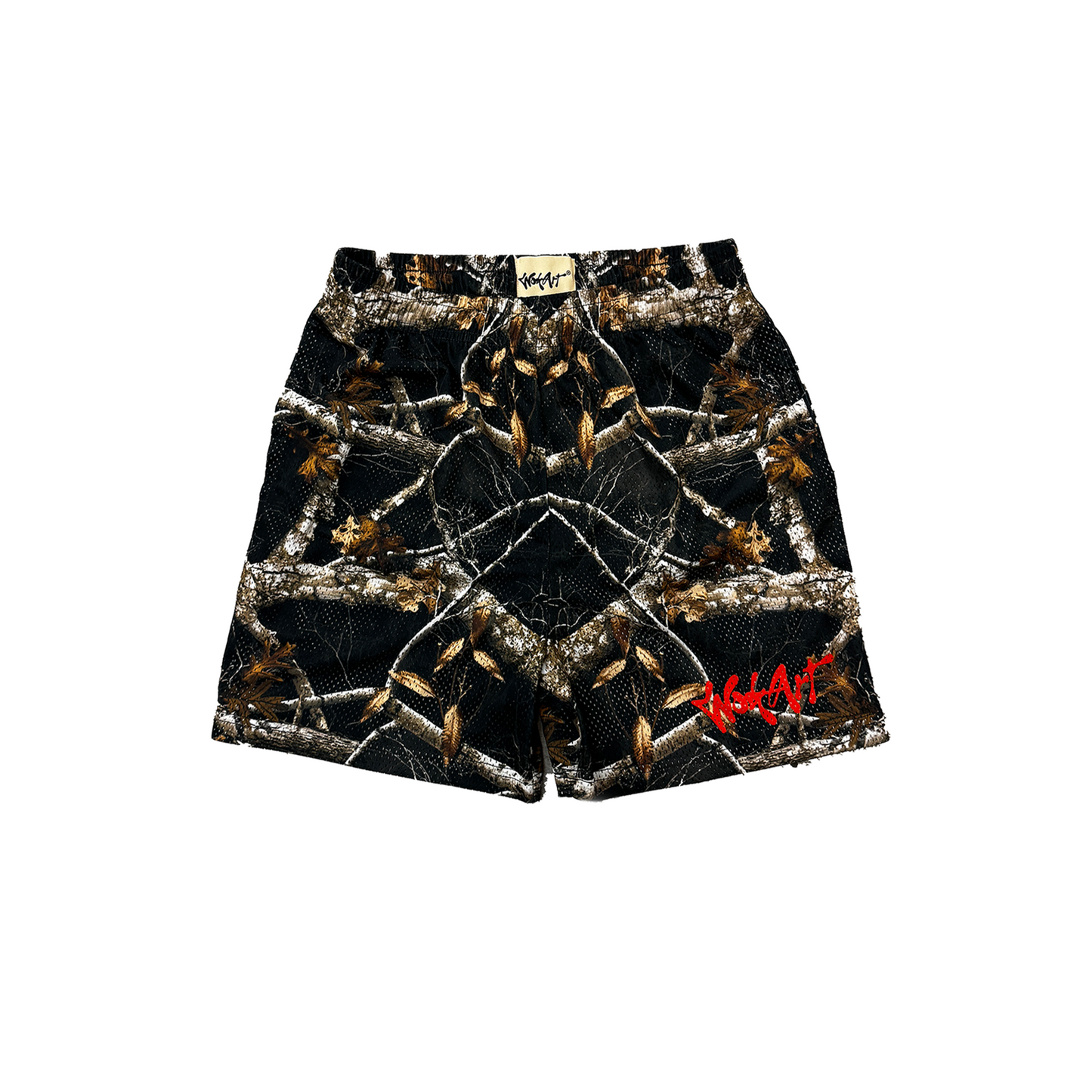 Blood Orange Mesh Shorts