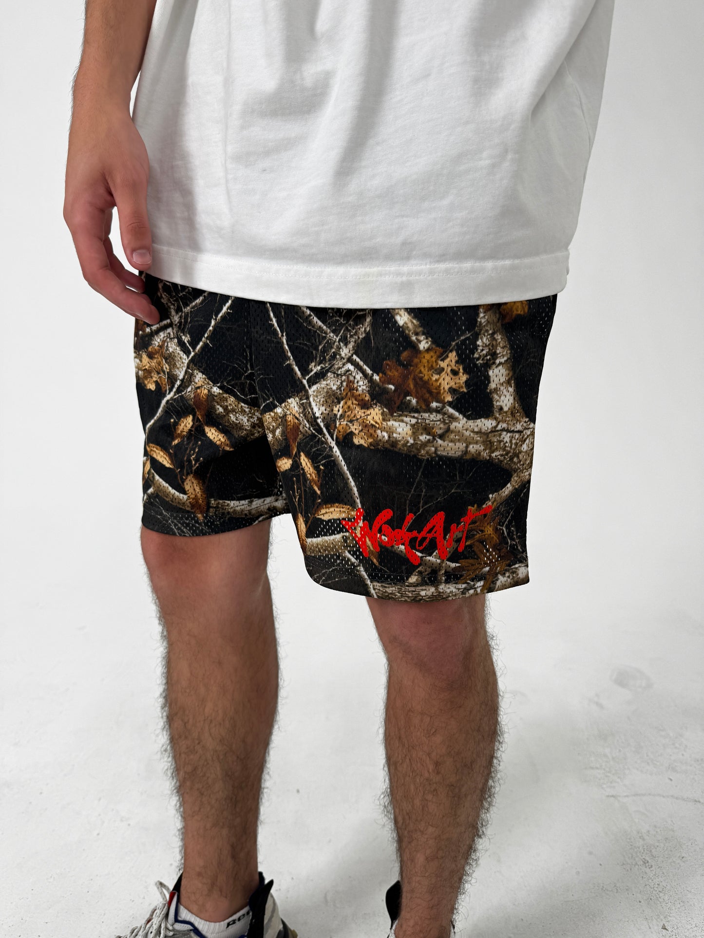 Blood Orange Mesh Shorts
