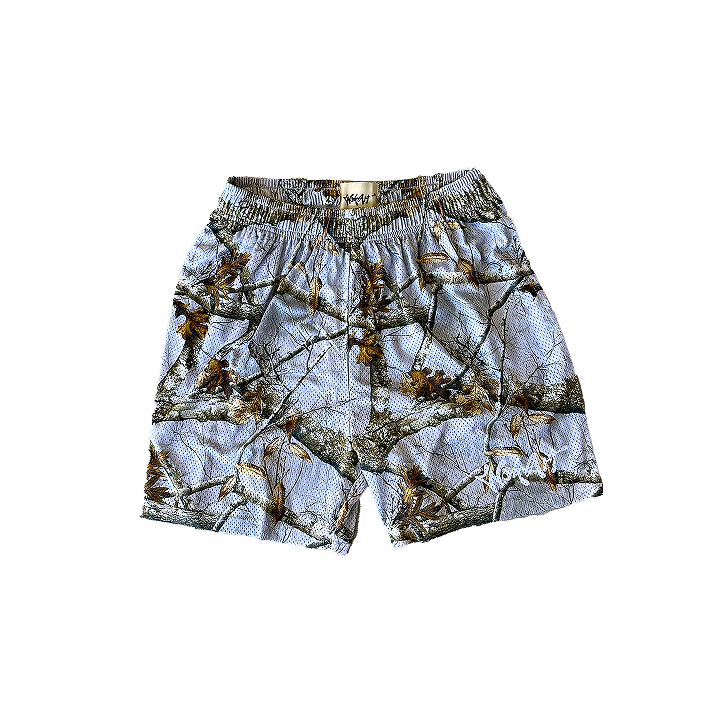 Artic White Mesh Shorts